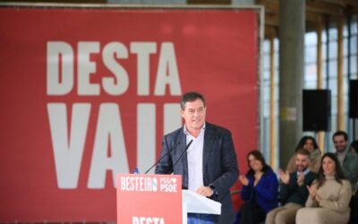 José Ramón Gómez Besteiro, candidato del PSdeG a la presidencia de la Xunta de Galicia: “El Partido Popular le tiene miedo a la fuerza socialista”